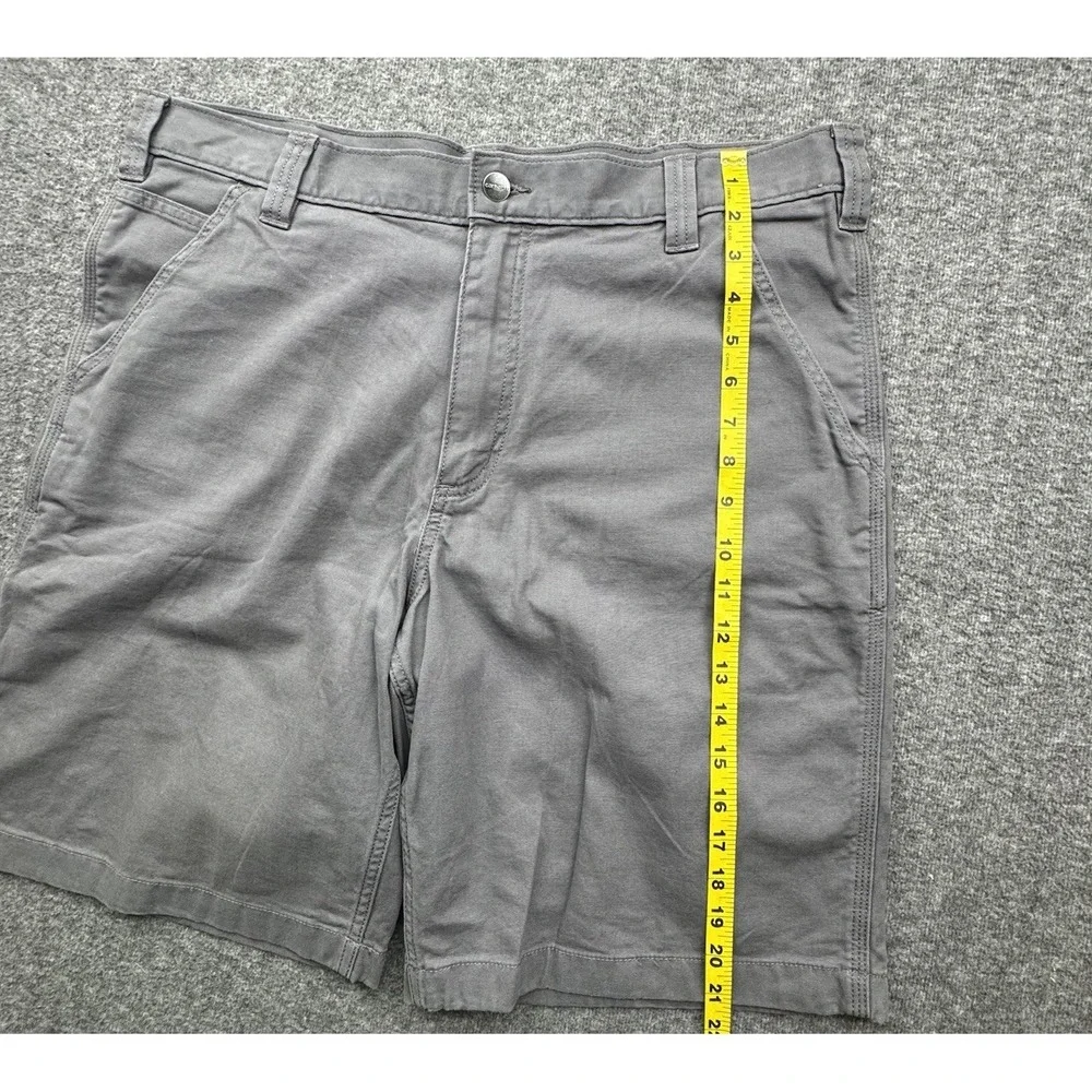 Carhartt Shorts Men's Sz 38 Gray Rugged Flex Relaxed Fit Canvas Work‎ 102514
